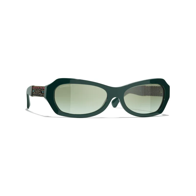 CHANEL Rectangle Sunglasses