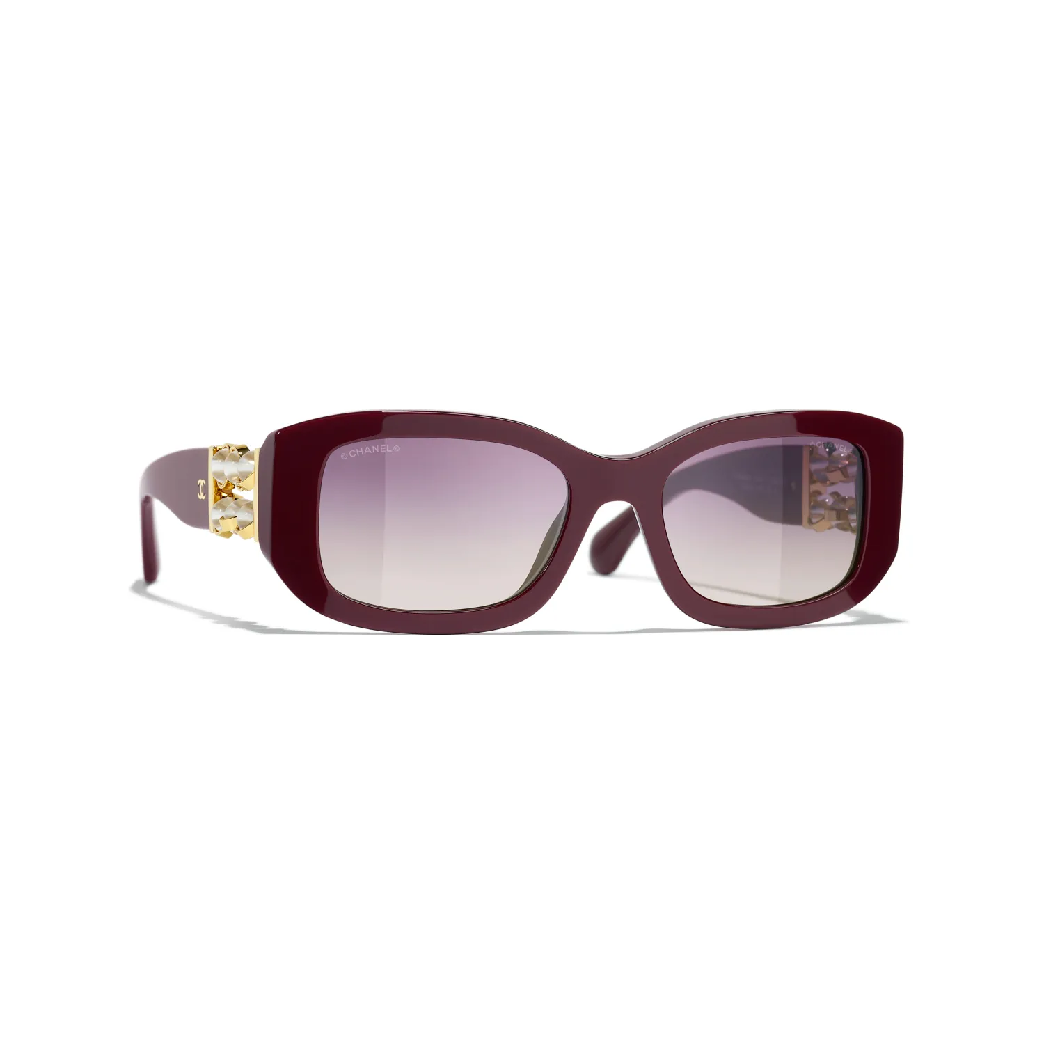 CHANEL Rectangle Sunglasses