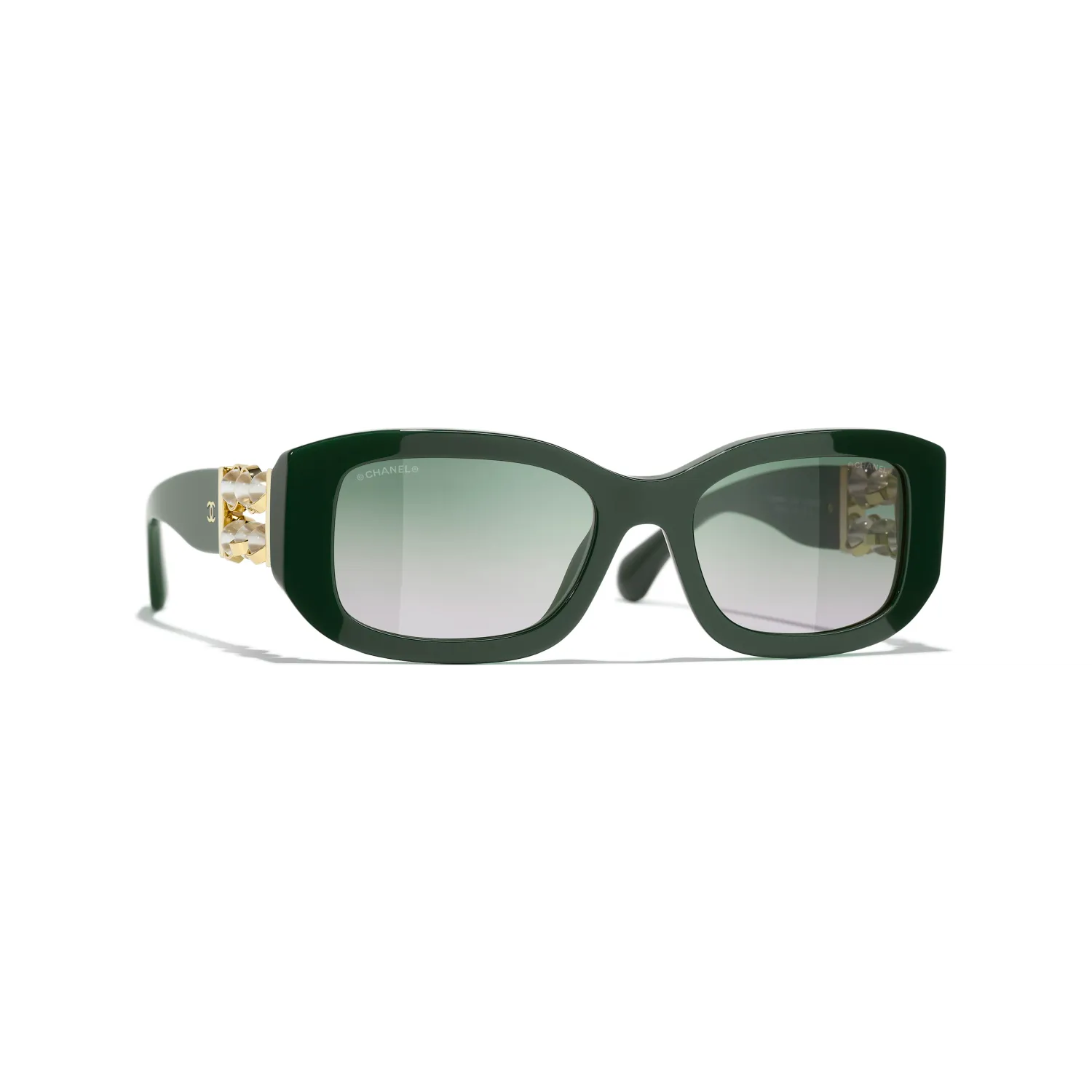 CHANEL Rectangle Sunglasses