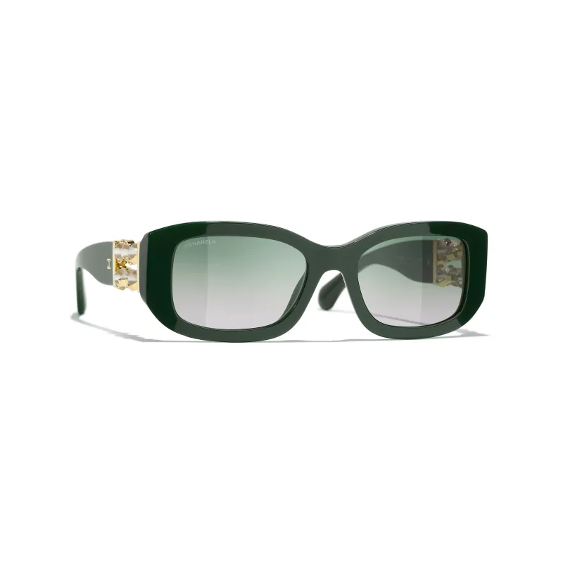 CHANEL Rectangle Sunglasses