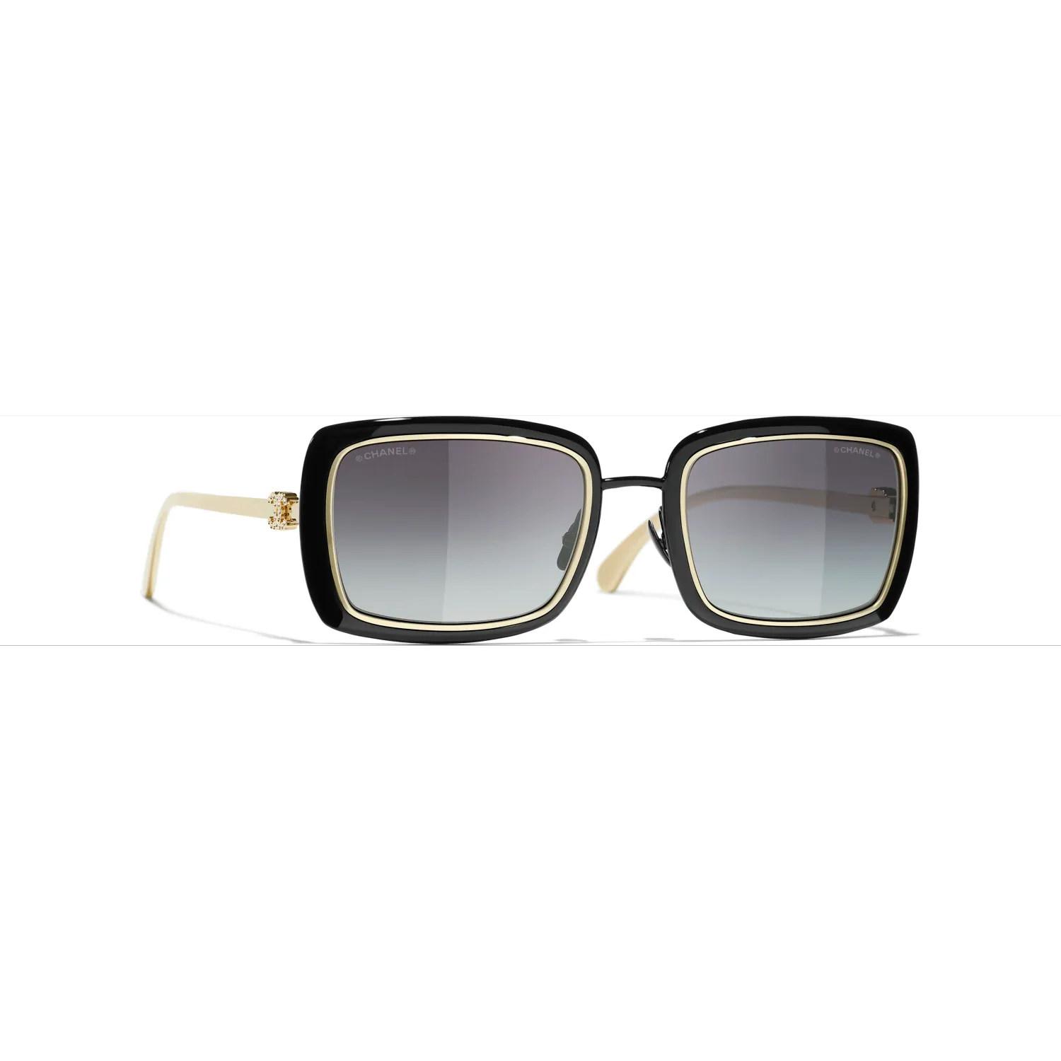 CHANEL Rectangle Sunglasses
