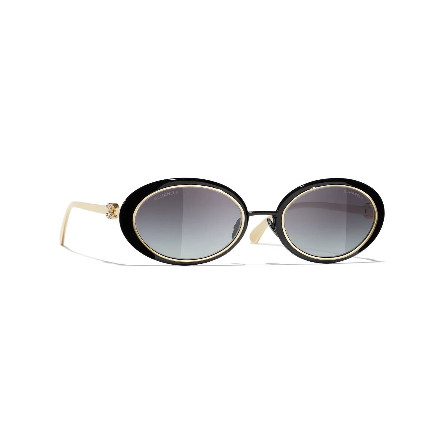 CHANEL Oval Sunglasses