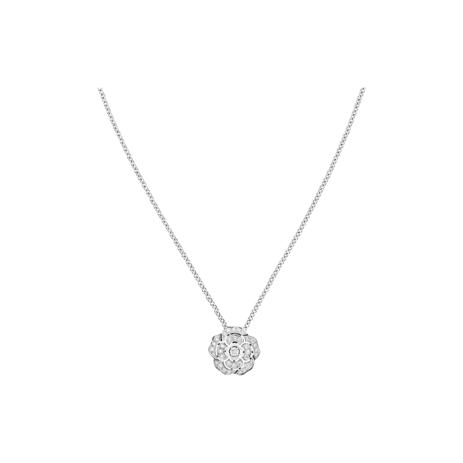 Bouton de Camélia Necklace