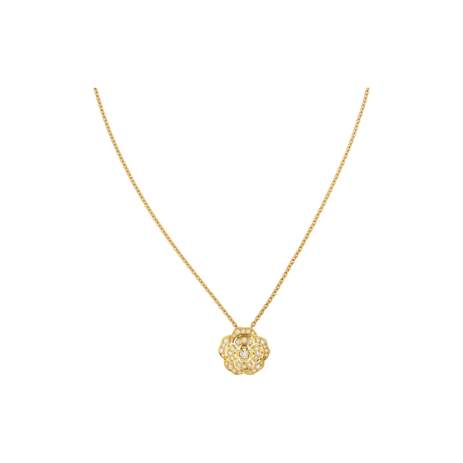 Bouton de Camélia Necklace