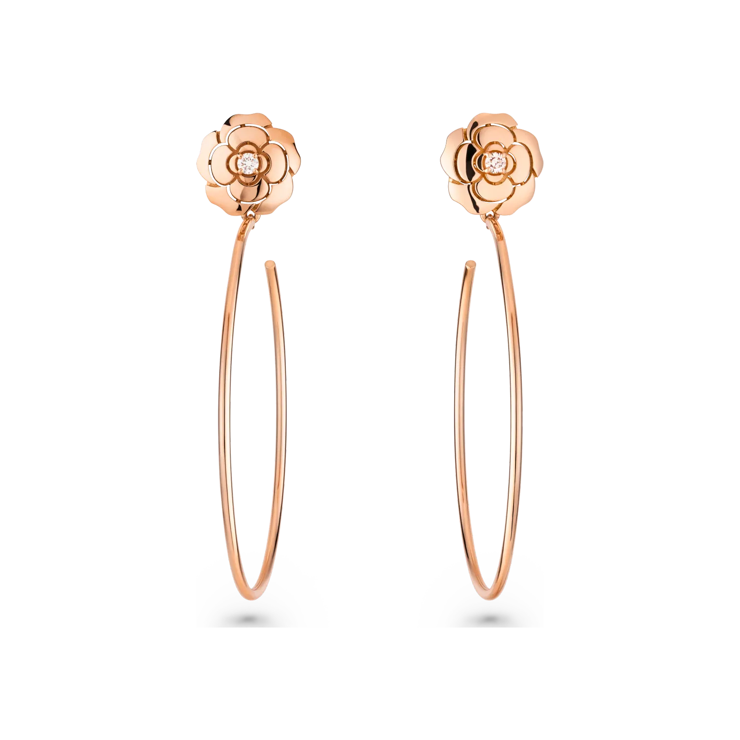 Extrait de Camélia Hoop Earrings