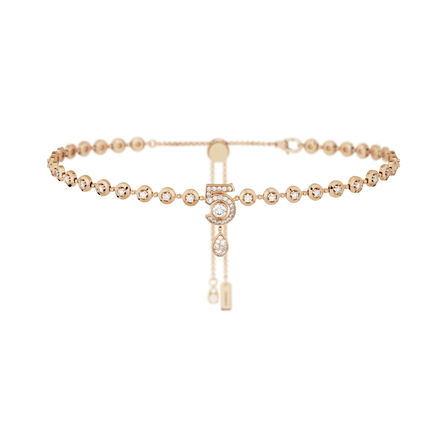 Eternal N°5 Diamond Line Necklace