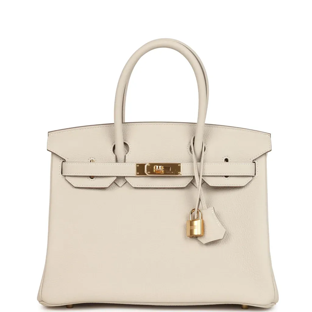 Hermès Birkin 30 Craie Togo Gold Hardware