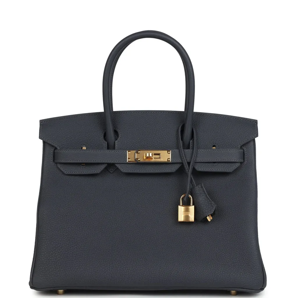 Hermès Birkin 30 Ardoise Togo Gold Hardware