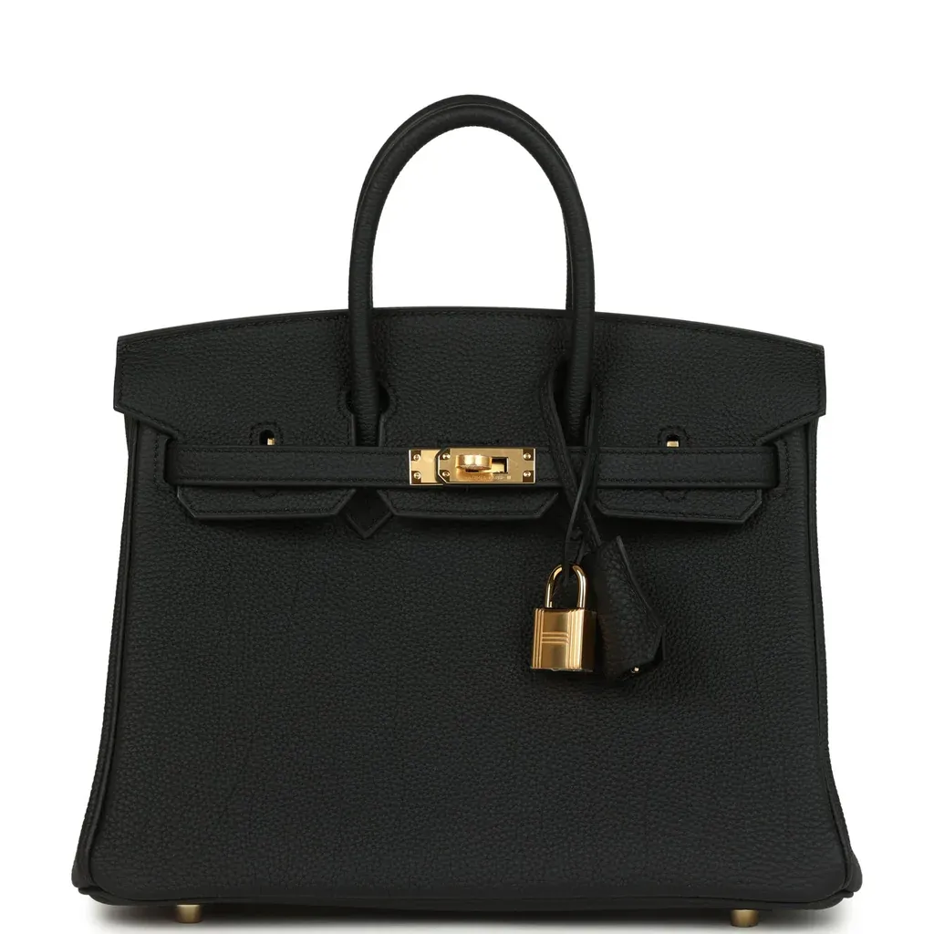 Hermès Birkin 25 Black Togo Gold Hardware