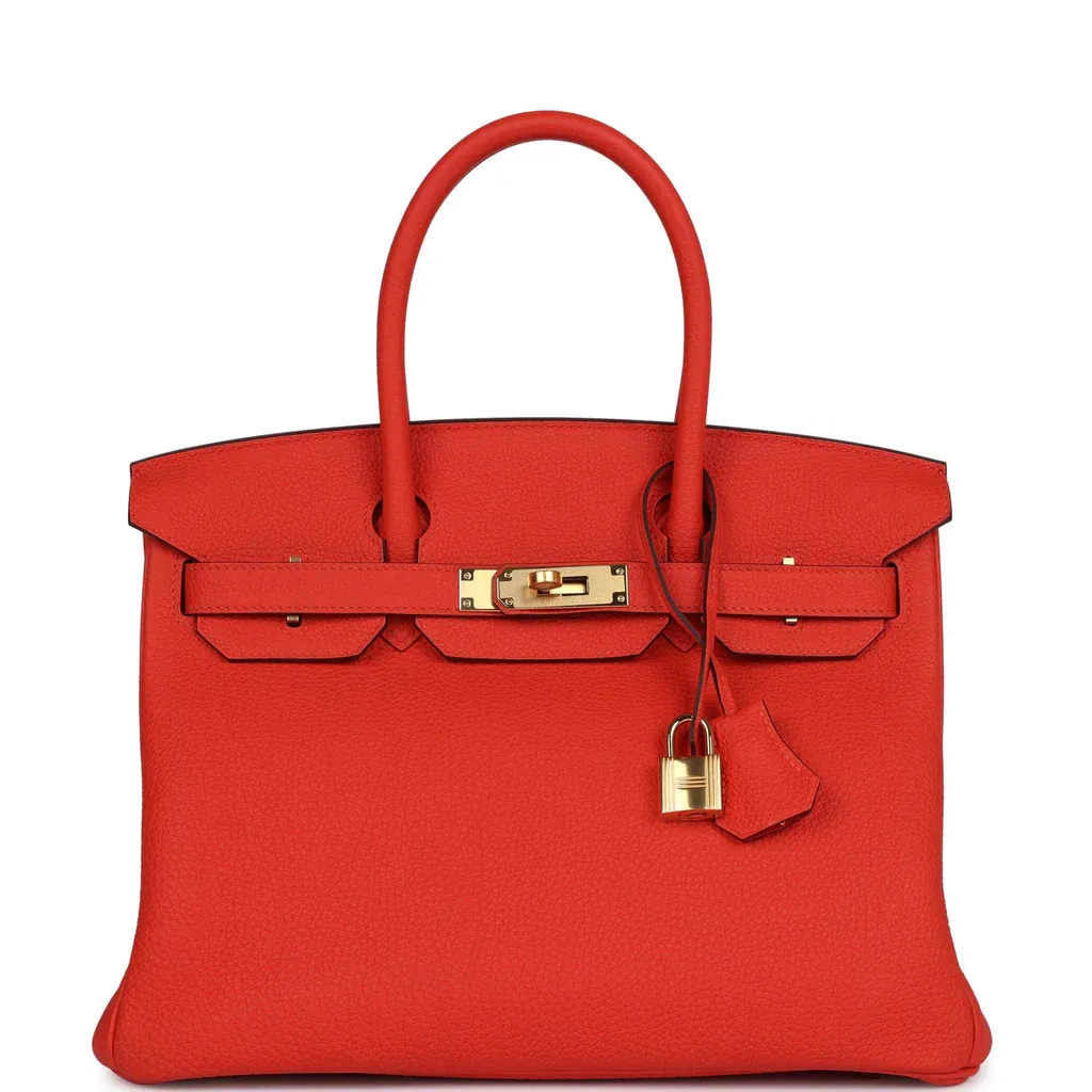 Hermès Birkin 30 Capucine Togo Gold Hardware