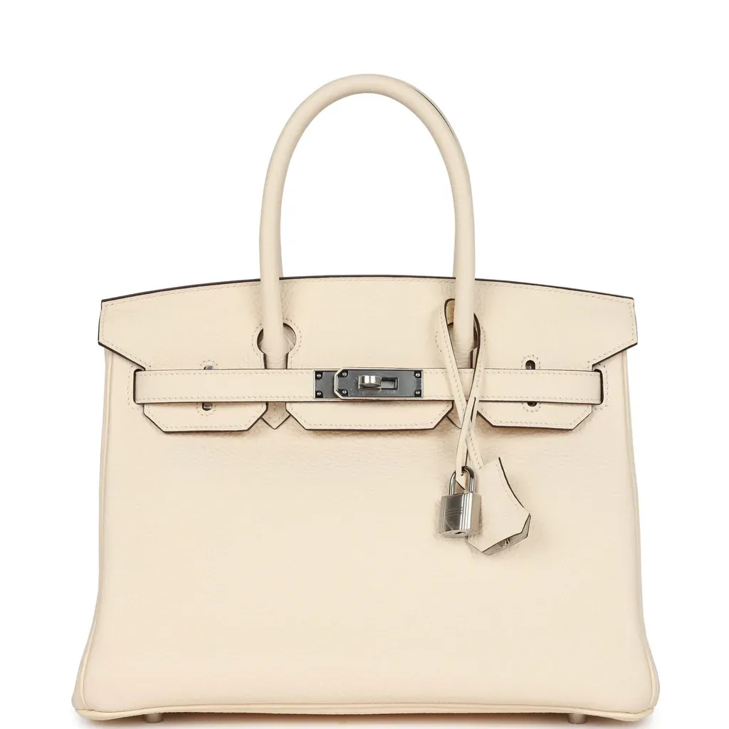 Hermès Birkin 30 Nata Clemence Palladium Hardware