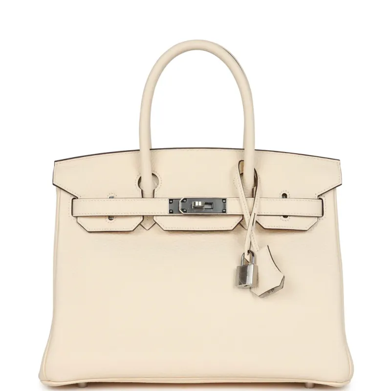Hermès Birkin 30 Nata Clemence Palladium Hardware