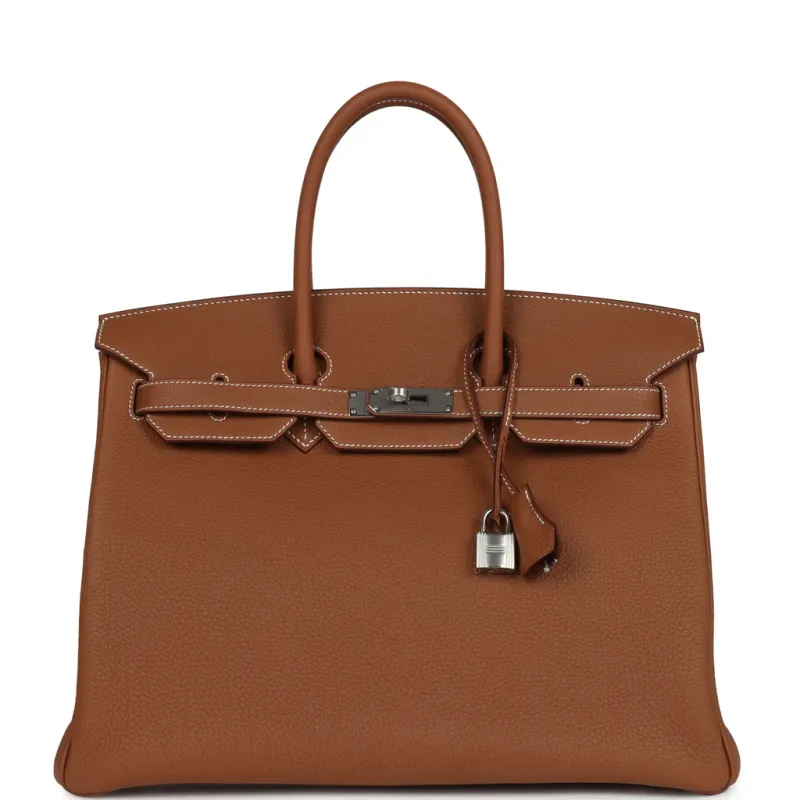 Hermès Birkin 35 Gold Togo Palladium Hardware