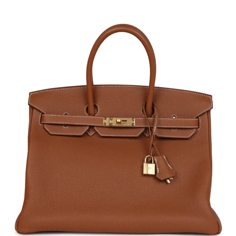 Hermès Birkin 35 Gold Togo Gold Hardware