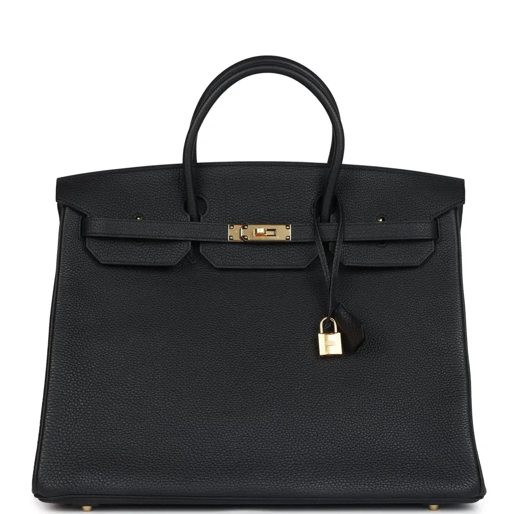 Hermès Birkin 40 Black Togo Gold Hardware
