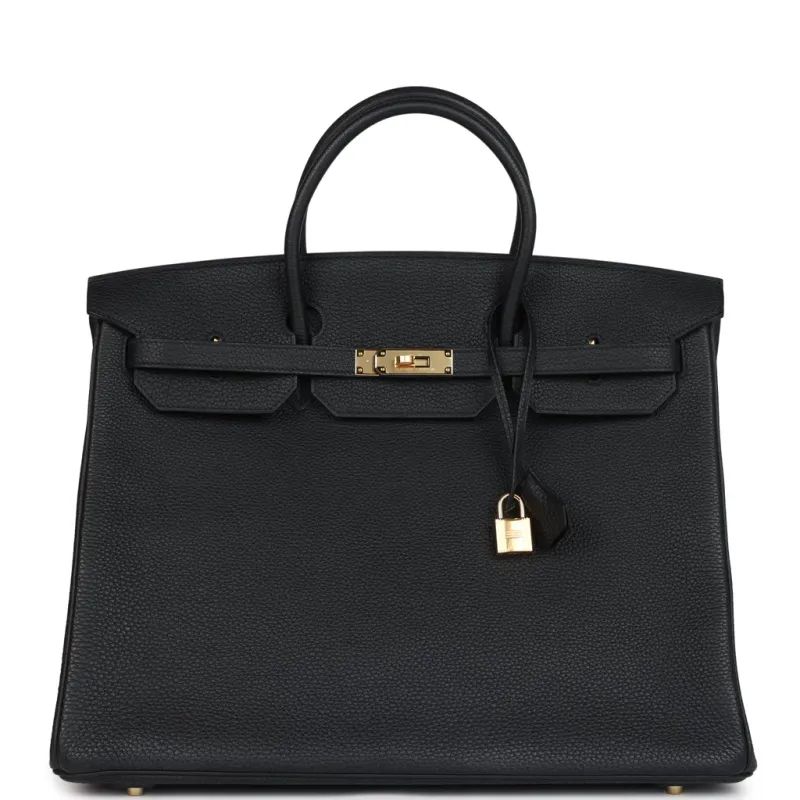 Hermès Birkin 40 Black Togo Gold Hardware