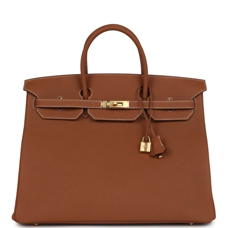 Hermès Birkin 40 Gold Togo Gold Hardware