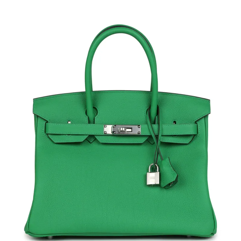 Hermès Birkin 30 Bambou Togo Palladium Hardware