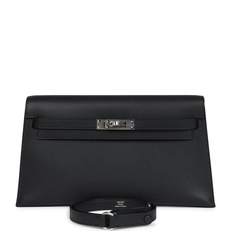 Hermès Kelly Elan Black Madame Palladium Hardware