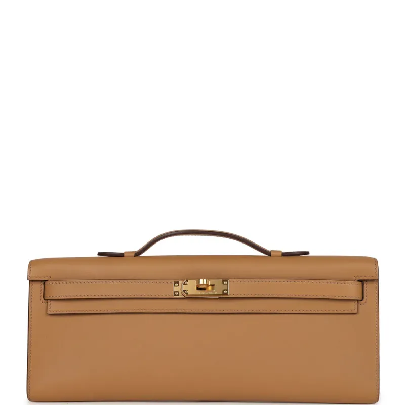 Hermès Kelly Cut Biscuit Swift Gold Hardware