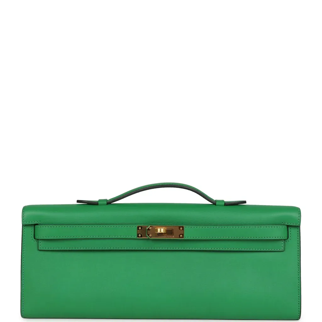 Hermès Kelly Cut Bambou Swift Gold Hardware
