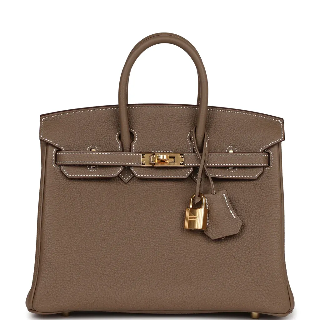 Hermès Birkin 25 Etoupe Togo Gold Hardware