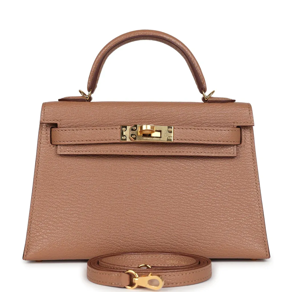Hermès Kelly Sellier 20 Quebracho Chevre Gold Hardware