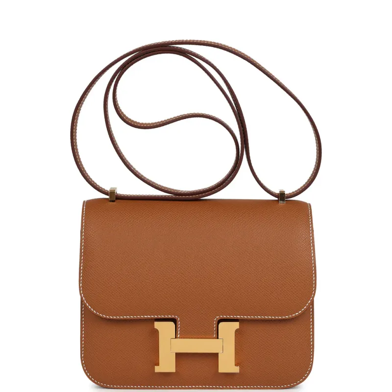 Hermès Constance 18 Gold Epsom Gold Hardware