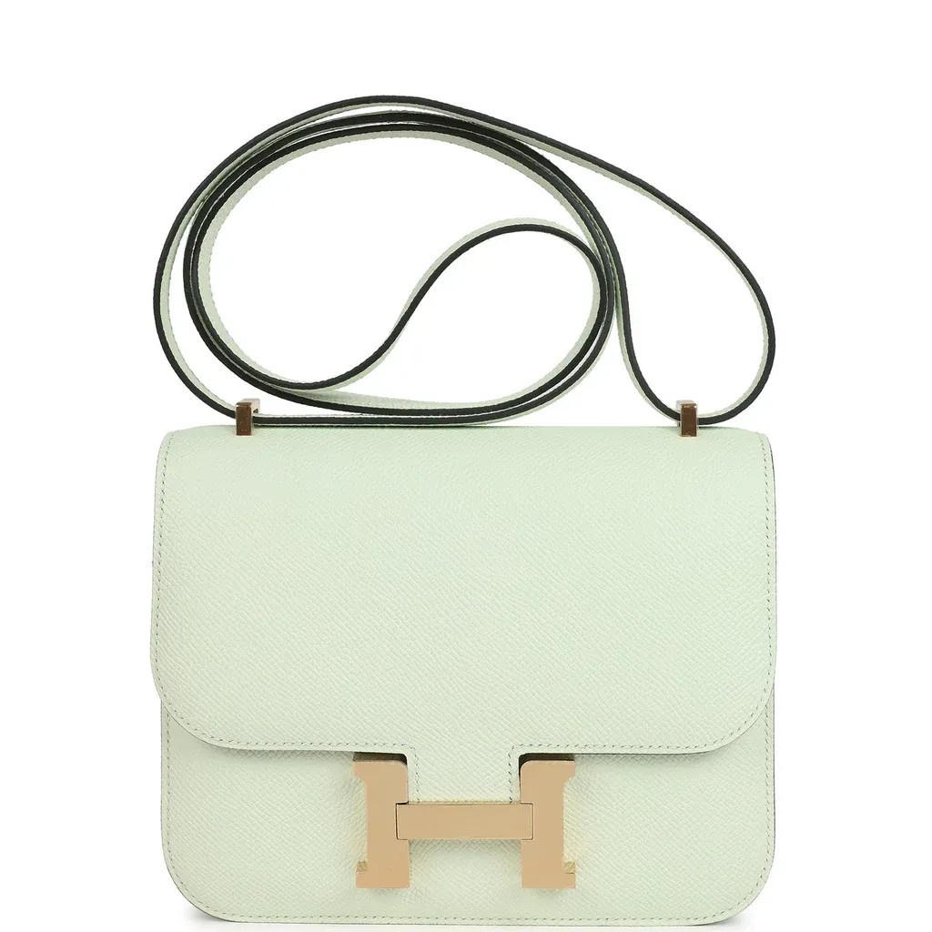 Hermès Constance 1-18 Vert Fizz Epsom Permabrass Hardware