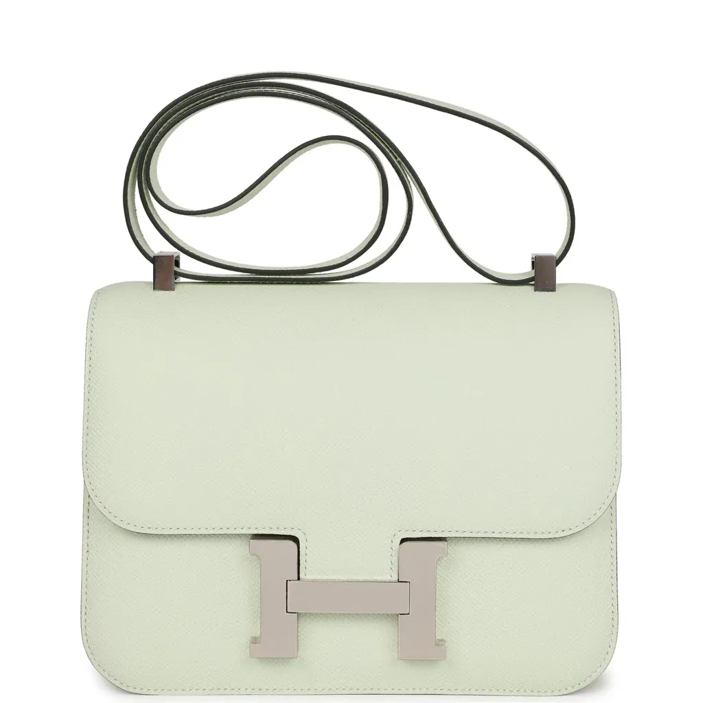 Hermès Constance 1-24 Vert Fizz Epsom Palladium Hardware