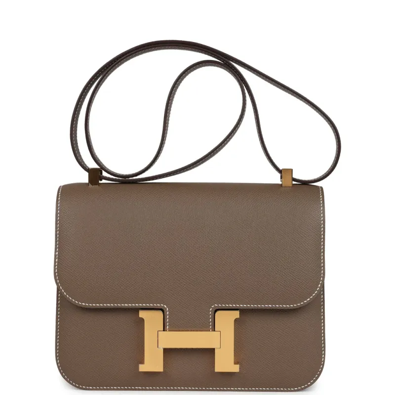 Hermès Constance 1-24 Etoupe Epsom Gold Hardware
