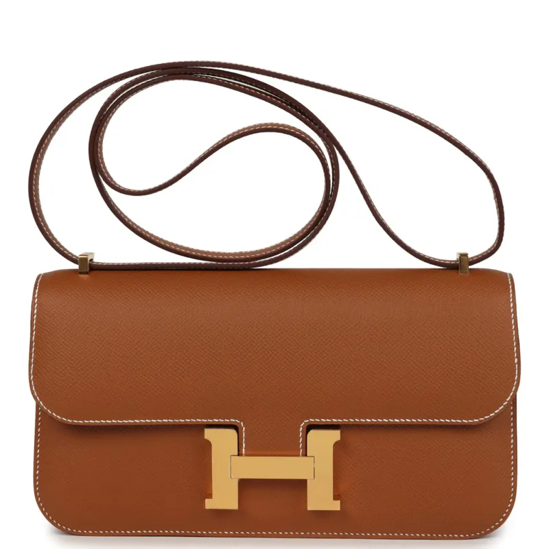 Hermès Constance Elan Gold Epsom Gold Hardware