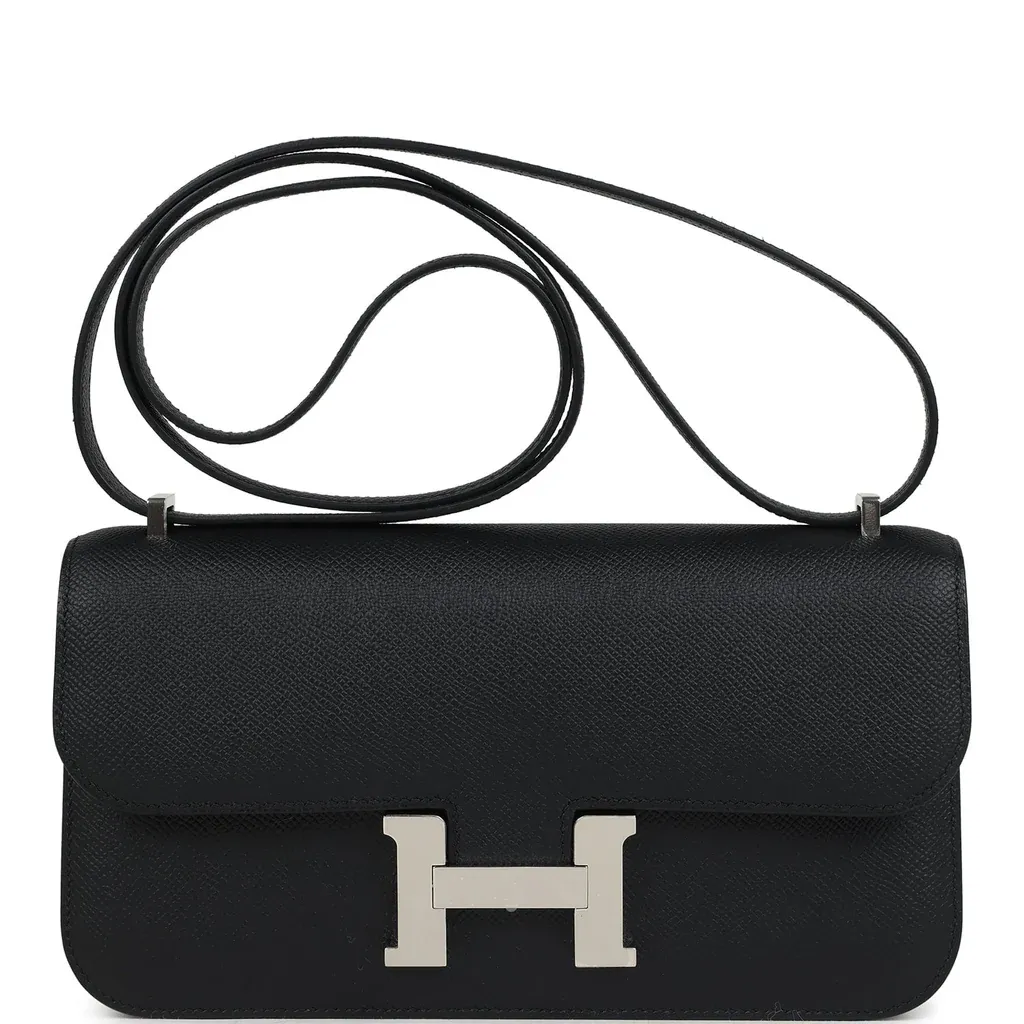 Hermès Constance Elan Black Epsom Palladium Hardware
