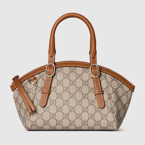 GG Emblem small top handle bag