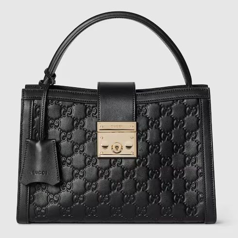 Padlock medium top handle bag