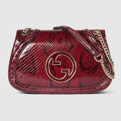 Gucci Blondie python medium shoulder bag
