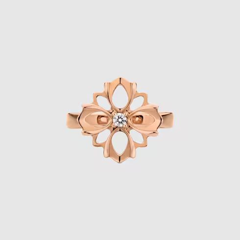 Gucci Flora diamond 18k ring