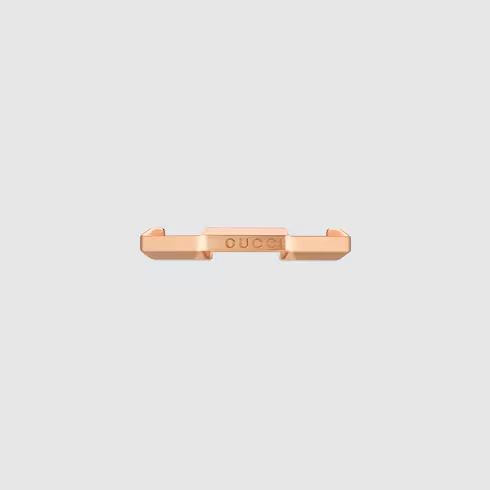 Gucci Link to Love 18k mirrored ring