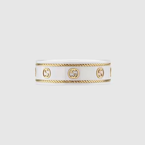 Icon 18k ring with Interlocking G
