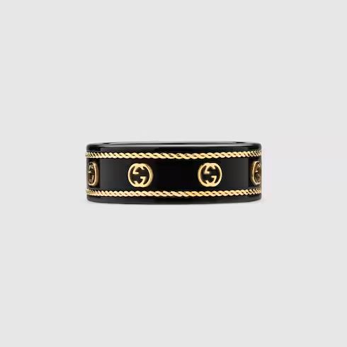 Icon 18k ring with Interlocking G