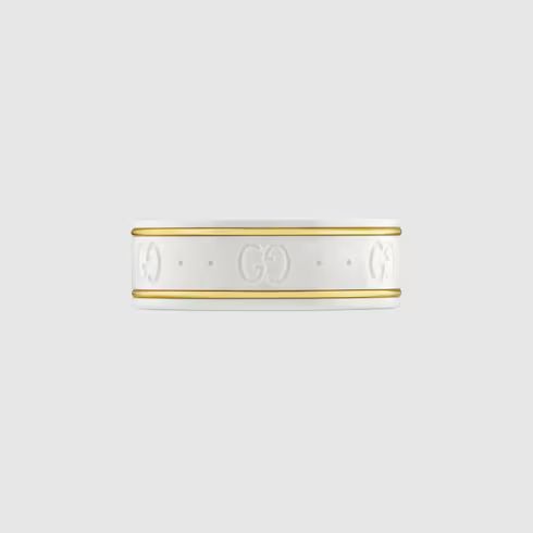 Icon 18k ring with crystals