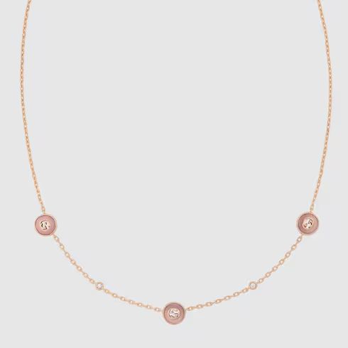 Gucci Interlocking 18k chain necklace