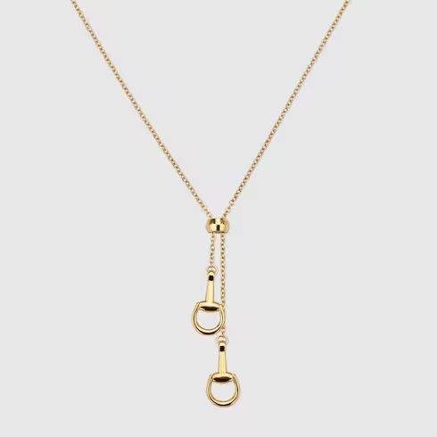 Gucci Horsebit 18K pendant necklace