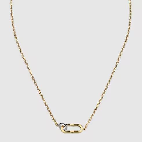 Gucci Link to Love 18k chain necklace
