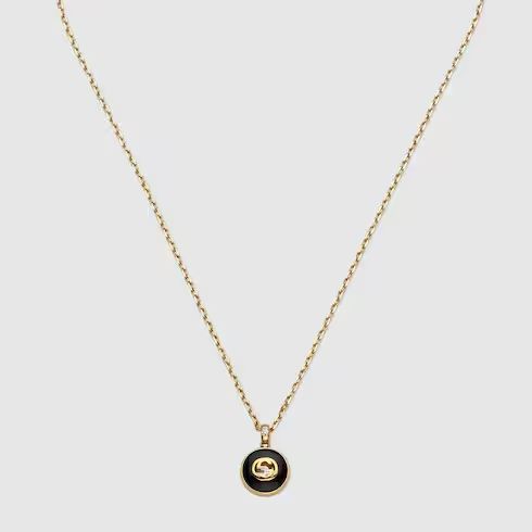 Gucci Interlocking 18k chain necklace