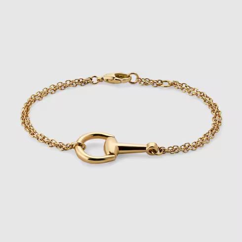 Gucci Horsebit 18k chain bracelet