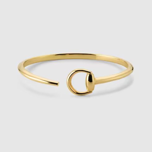 Gucci Horsebit 18k bangle bracelet