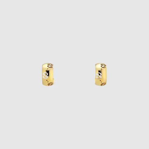 Icon 18k GG hoop earrings
