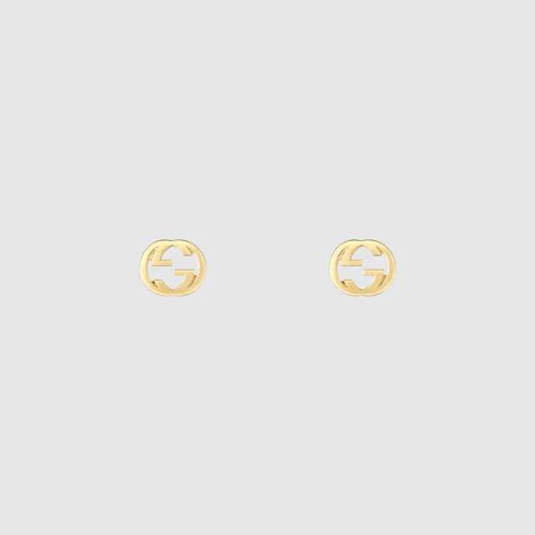 Gucci Interlocking 18k stud earrings