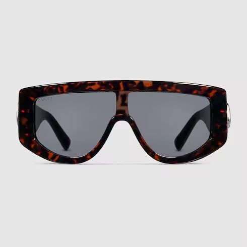 Rectangular frame sunglasses
